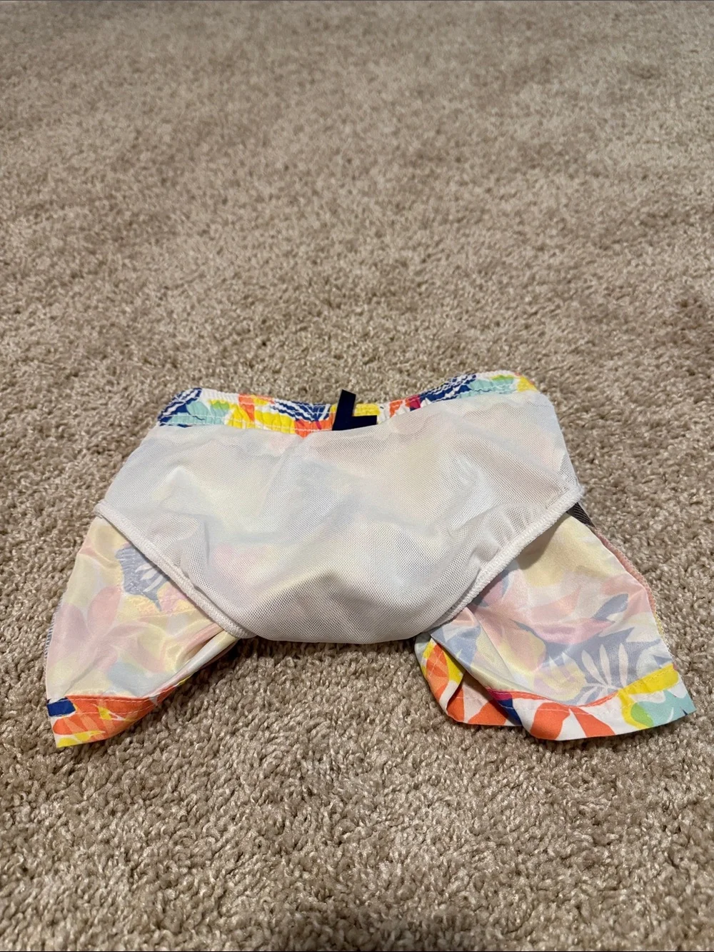 Janie and Jack Tropical Floral Shorts Set in Yellow, Navy, Orange, Mint